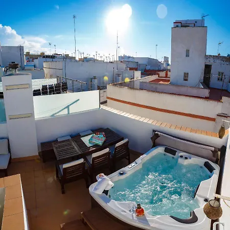 Atico & Jacuzzi Cruz By Cadiz4rentals Cádiz