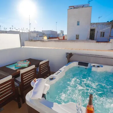 Atico & Jacuzzi Cruz By Cadiz4rentals Apartman *