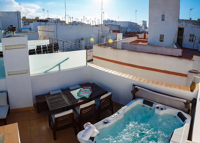 Atico & Jacuzzi Cruz By Cadiz4rentals Cadiz